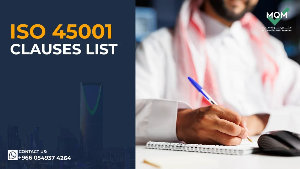 ISO-45001-Clauses-List