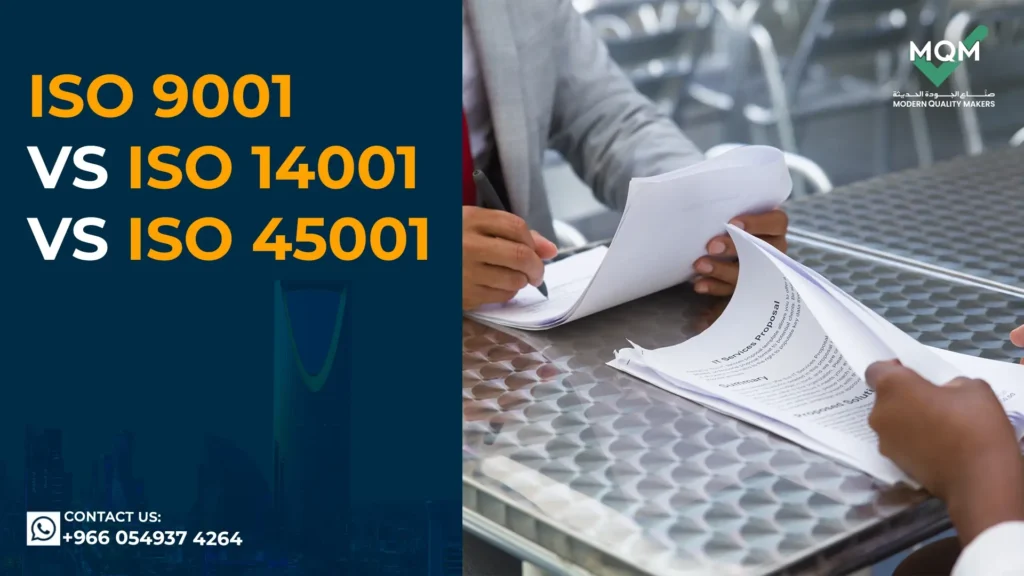 ISO-9001-vs-ISO-14001 -vs-ISO-45001