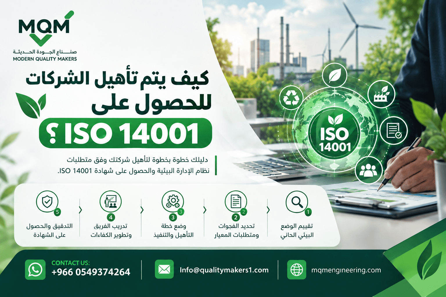 تأهيل الشركات للحصول على ISO 14001